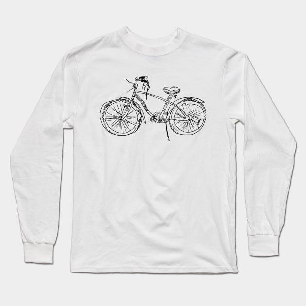 I Want to Ride My Bicycle Long Sleeve T-Shirt by minkatools